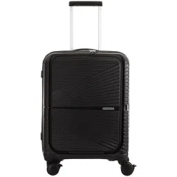 American Tourister Airconic 2.0 Black 8 Wheels Small Hard Cabin Trolley Bag-image-47