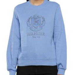 Tommy Hilfiger Blue Embroidery Regular Fit Sweatshirt-image-77