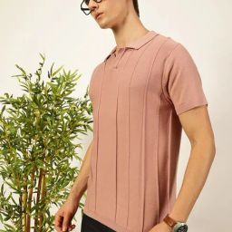 Thomas Scott Pink Regular fit Solid T-Shirts-picture-38