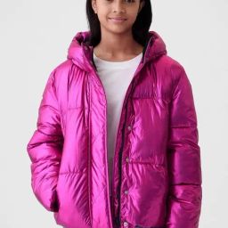 GAP Girls Pink Solid Jacket-image-73