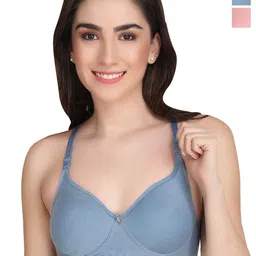 Liigne Pack Of 2 Lightly Padded Full Coverage Bra All Day Comfort-31