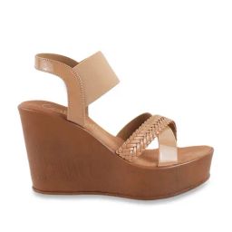 Catwalk Women's Nude Ankle Strap Wedges-picture-13