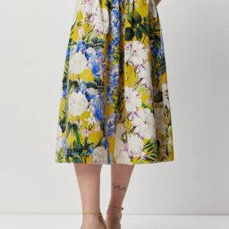 Cover Story Multicolor Floral Print Midi Skirt-image-17