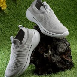 Action Men's Light Grey Running Shoes-picture-34