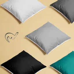 ArtzFolio Multicoloured Set of 5 Square Cushion Covers-57
