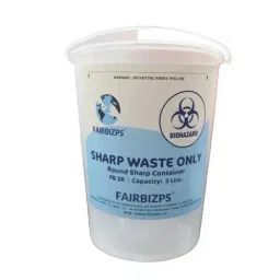 FAIRBIZPS Bio-Medical Sharps Container Transparent Round 3 L, FB 3R-image-35