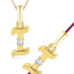 Sri Jagdamba Pearls 92.5 Sterling Silver & 0.1 ct Diamond Rakhi cum Pendant-image-8