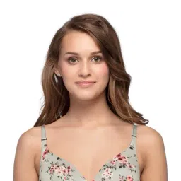 Enamor Grey Non Wired Padded T-Shirt Bra-43