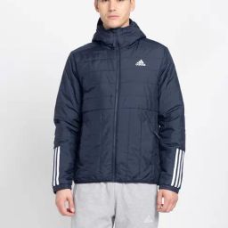 adidas ITAVIC Navy Regular Fit Sports Hooded Jacket-image-27