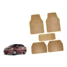 Auto Pearl CMBE15 Polyester Standard Mat for Honda Amaze (Beige)-43