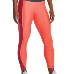 UNDER ARMOUR Orange Color-Block Sports Leggings-image-84