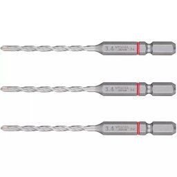 Vessel Porcelain Tile Drill Bit Hexagonal 90 mm Overall Length, CPD3S-3.4 (3 Pcs Set)-picture-20