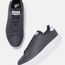 ADIDAS Men Perforated Leather Advantage 3.0 Tennis Shoes-picture-17