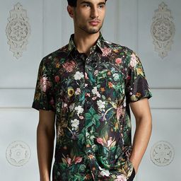 Rivaar By Rocky Star Men Floral Printed Casual Shirt-image-16