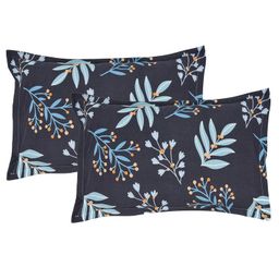 RRC Super Soft Brushed Microfiber Cotton Standard Size  Pillow Cover - Navy Blue-picture-8
