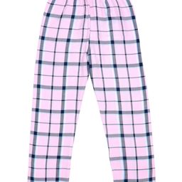 Funkrafts Cotton Woven Checked  Pajama - Pink & Blue-image-15
