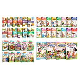 My first all in one Picture book collection, Copy to colour, Moral Stories & Writing Letters with activities : Colouring book for toddlers, Learning story book, Story book for kids | Pack of 42 books-image-23