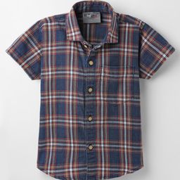 Dapper Dudes Half Sleeves Checked Shirt - Navy Blue-image-40
