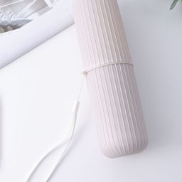 fab n funky Travel Toothbrush Holder - Grey| Easy Carry Tag| Hygiene Cap - Grey-picture-43
