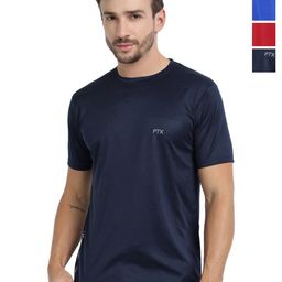 FTX Pack Of 4 Round Neck Dri-FIT T-shirts-image-90