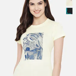 Dreambe Women Typography Printed T-shirt-picture-11