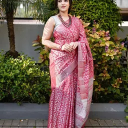 Visit Wear Woven Design Zari Pure Silk Banarasi Saree-image-48