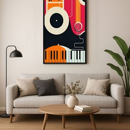 999Store Black & Pink 1 Piece Canvas Other Wall Paintings-image-85