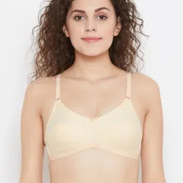 Clovia Beige Non Wired Non Padded Full Coverage Bra-23