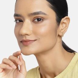 Estele Gold-Plated CZ Infinity Stud Earrings for Women-37