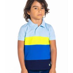 Cherry Crumble By Nitt Hyman Kids Multicolor Striped Polo T-Shirt-image-64