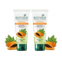BIOTIQUE Papaya Deep Cleanse Face Wash - Pack of 2-image-49