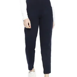 Dollar Missy Navy Regular Fit Cigarette Trousers-image-85