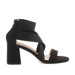 London Rag Women's Black Ankle Strap Sandals-image-76