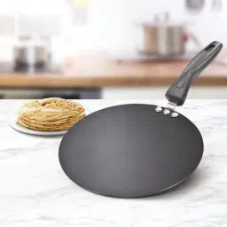 JUDGE Black Hard Anodised 25 cm Gas & Induction Compatible Tawa-48