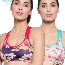 Inner Sense Multicolor Printed Full Coverage Bra - Pack of 2-picture-14