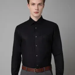 Cantabil Black Regular Fit Shirt-picture-49