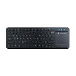 Portronics Bubble Pro Wireless Keyboard with Touchpad, Bluetooth & 2.4 GHz Dual Connectivity (Black)-image-73