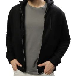 Antony Morato Black Regular Fit Hooded Sweatshirt-image-49