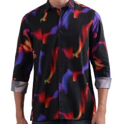 Antony Morato Black Regular Fit Printed Shirt-image-14