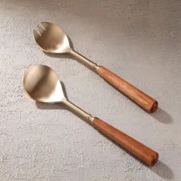 Fabindia Sangam Brass Server Spoon - Set of 2-image-20
