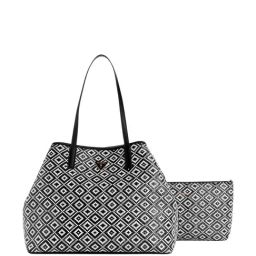 Guess Balck & WhitePrinted Tote Handbag image 4