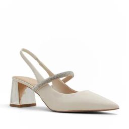 Aldo Women's KAIARIA Off White Sling Back Sandals-image-10