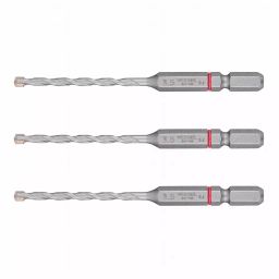 Vessel Concrete Drill Bit Hexagonal 90 mm Overall Length, CCD3S-3.5 (3 Pcs Set)-picture-22