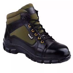 Woakers Steel Toe Safety Shoes High Ankle PVC Sole Multiple Color Real Grain Leather Size UK 10, SAFTEY-004-image-17