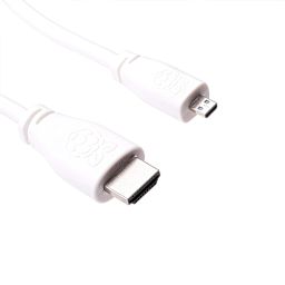 Raspberry Pi Official Micro-HDMI (Male) to Standard HDMI (Male) Cable for Pi 4 Model B and Pi 5 - RS5045Raspberry Pi Official Micro-HDMI (Male) to Standard HDMI (Male) Cable for Pi 4 Model B and Pi 5 - RS5045 image 2