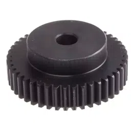 RS PRO Steel 44 Teeth Spur Gear, 1.5 Module, 12 mm Bore Dia, 66 mm Pitch Dia, 45 mm Hub Dia 5216503-image-46