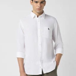 Van Heusen White Slim Fit Shirt-image-45