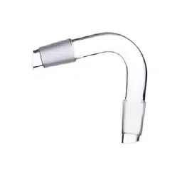 ABGIL Adapter Recovery Bend Sloping Borosilicate Glass B24 Flask Cone and B24 Condenser Cone, ADP-32-05 image 1