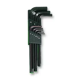 DURATOOL Hexagon Key Set, Metric, Long, 9Pc, K250HX4100-1-18