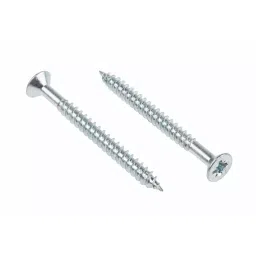 RS PRO Pozidriv Countersunk Steel Wood Screw Bright Zinc Plated, No. 12 Thread, 2.50in Length (Pack of 50)-image-36
